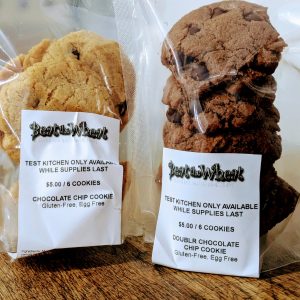 TEST KITCHEN - DOUBLE CHOCOLATE CHIP COOKIES 6 PACK GLUTEN-FREE, EGG-FREE